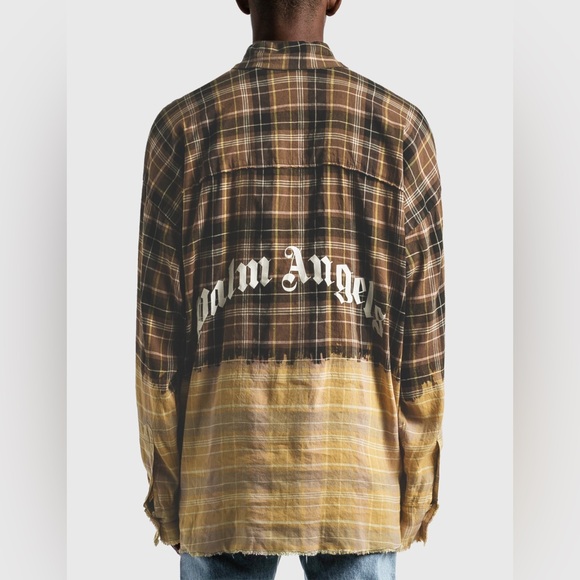 NWT Palm Angels Bleached Loose Shirt Size 50/2XL - Picture 1 of 7